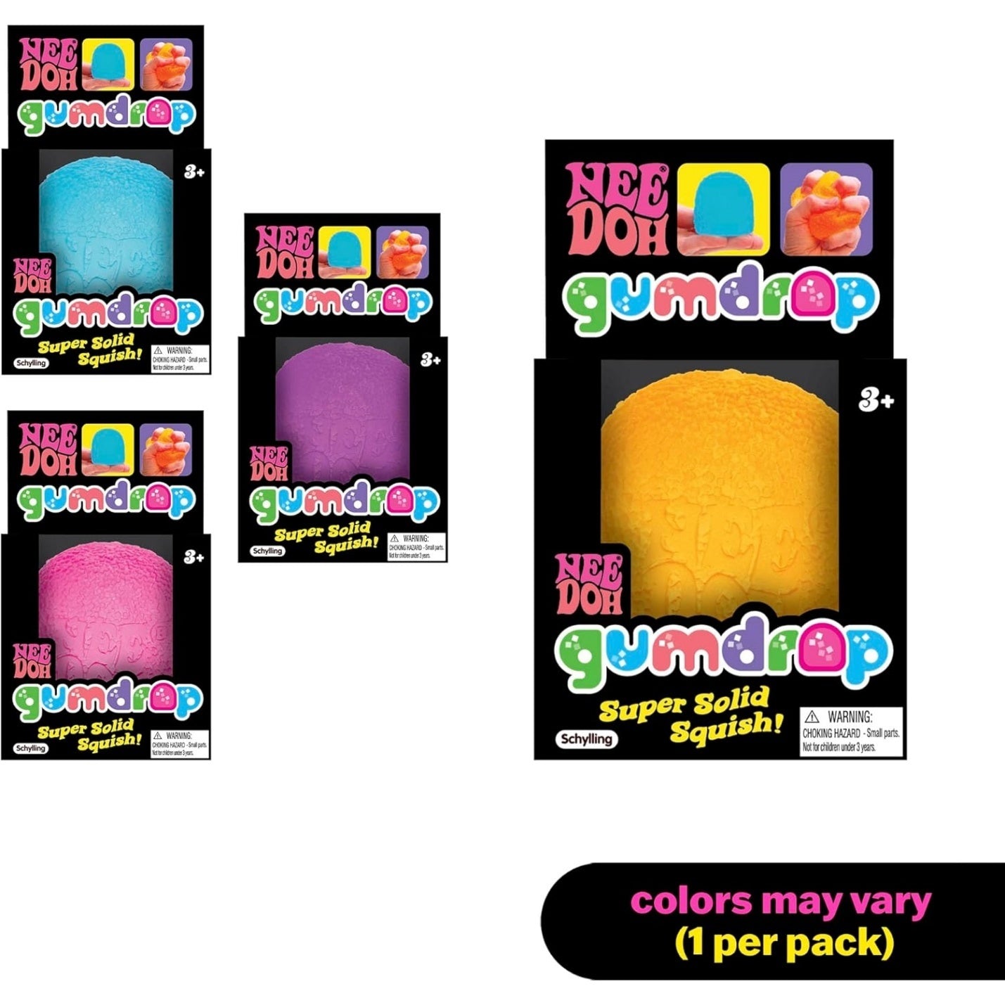 NeeDoh Nice Cube – Assorted – 1 Pack